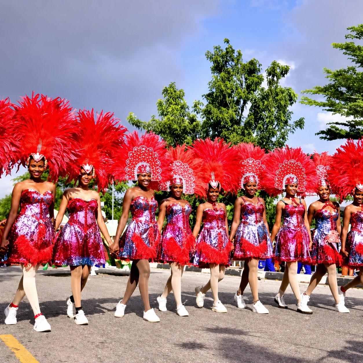 Seagull Band on the Calabar parade